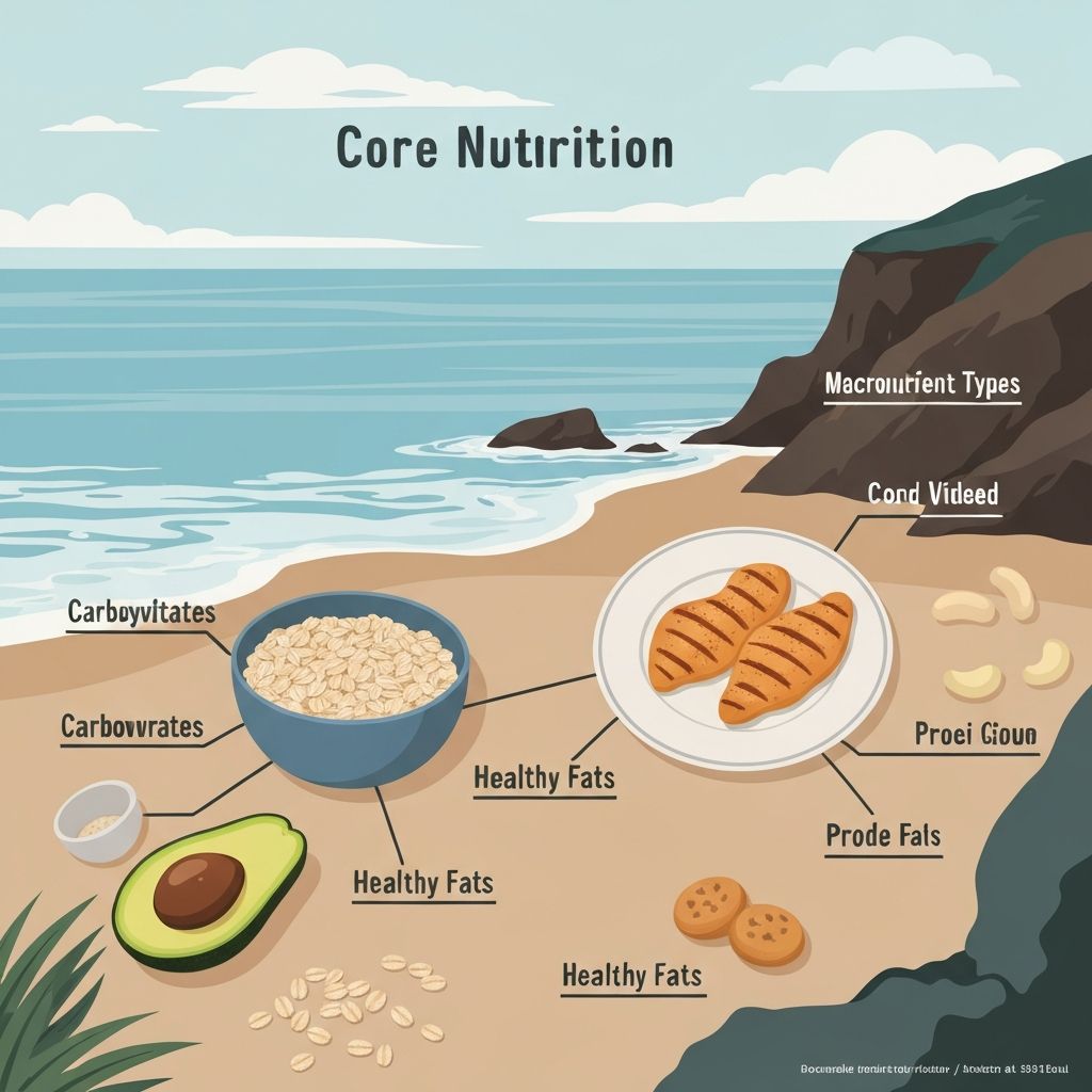 Nutrition principles illustration